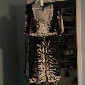 BCBG Black and White Dress
